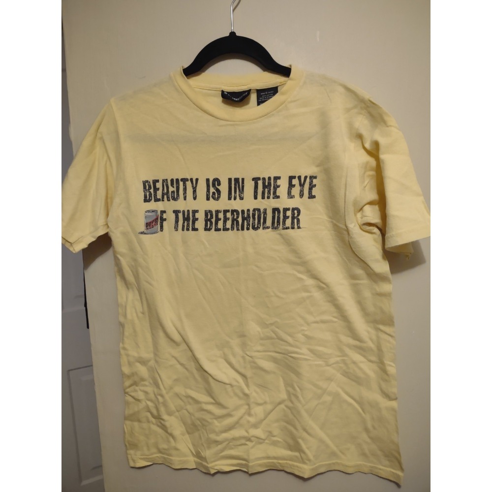 VTG Y2K‎ No Boundaries Graphic Tee Casual Skater Yellow
